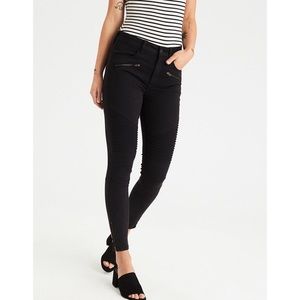 AEO Moto Black Jegging